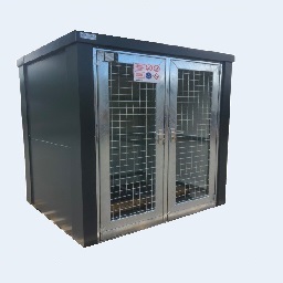 Gasflessenopslag buiten