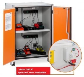 veiligheidskast PREMIUM PLUS 8/10 met laadfunctie en communicatie-unit