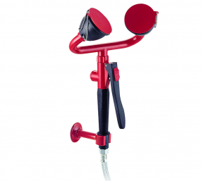 Hughes handdouche voor ogen, gelaat en lichaam - type D5000 - nood oogspoelstation -dubbele nozzle