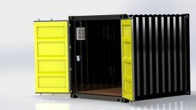 LOXXER Lithium-ION Brandwerende Walk-in container