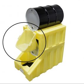 Poly-Racker opvang dispenser