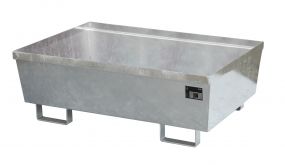 Staal verzinkte lekbak (265ltr) - opvangbak - 120x80x41,5cm