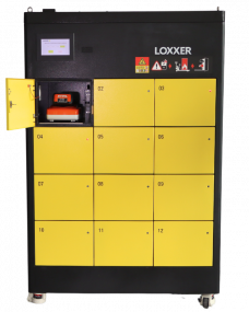 LOXXER Lithium-ION Brandwerende lockerkast - 12 lockers