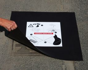 Putafdichting (magnetisch uitvoering) 80x80cm