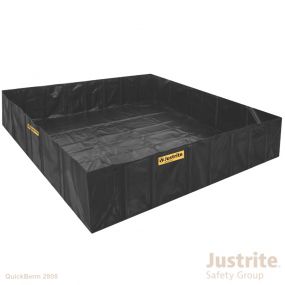 Justrite opvouwbare lekbak (4241ltr) - 305x305x46cm Angle Bracket QuickBerm®