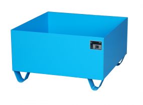 Stalen gelakte lekbak (222ltr) - opvangbak - 80x80x46cm