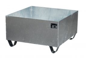 Stalen verzinkte lekbak (222ltr) - opvangbak - 80x80x46cm