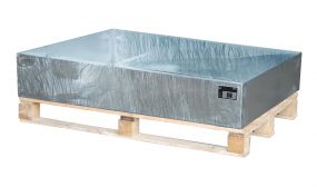 Stalen verzinkte lekbak (243ltr) - opvangbak - 120x80x26cm