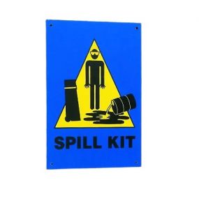 Markeringsbord van kunststof voor calamiteiten spill kits