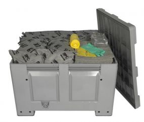 Alle vloeistoffen spill kit 300 ltr reliable in kunststof box