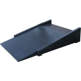 2 stuks kunststof oprijplaten, zware belasting, oprijplaat, tot 7,25 ton, hefplatform, oprijrail, laadplatform, auto, auto, vrachtwagen, vrachtwagen