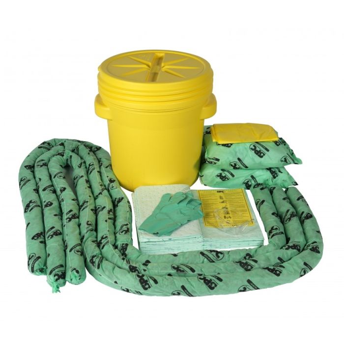 Chemicaliën spill kit 60 ltr Lab Pack, verpakt in goedgekeurd UN vat