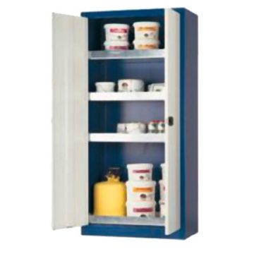 Opbergkast voor gevaarlijke producten, draaideuren, 95 x 50 x 195cm