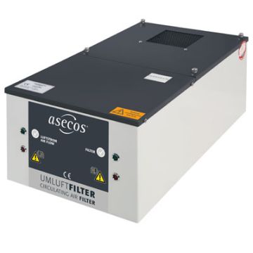 Stekkerklaar recirculatiefilter UFA-20-30 voor brandveiligheidskast