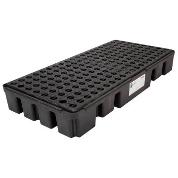 ENPAC lekbak / werkvloer - 96 ltr - 125x61x16,5cm zwart