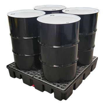 4-Drum Spill Pallet - Black Diamond