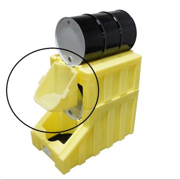 Poly-Racker opvang dispenser
