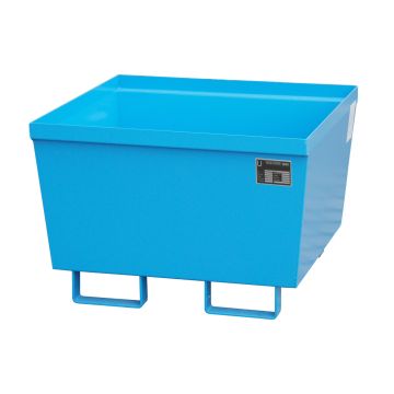 Staal gelakte lekbak (241ltr) - opvangbak - 80x80x54,5cm