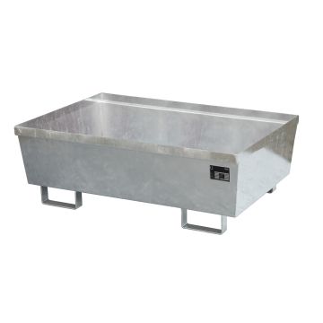Staal verzinkte lekbak (265ltr) - opvangbak - 120x80x41,5cm