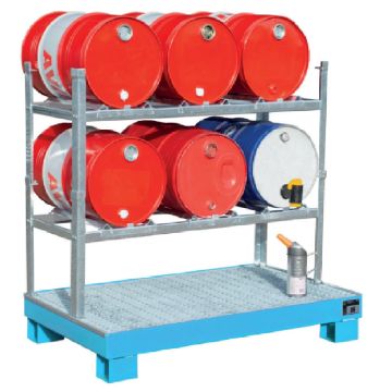 Vatenstelling-aftapstation - 6x60 liter
