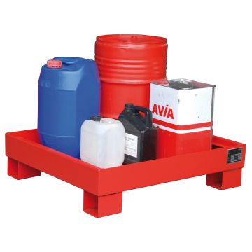Stalen gelakte lekbak (103ltr) - opvangbak - 130x80x20cm