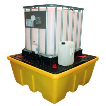 Kunststof IBC lekbak - 1 IBC (1180ltr) - 168x168x70cm