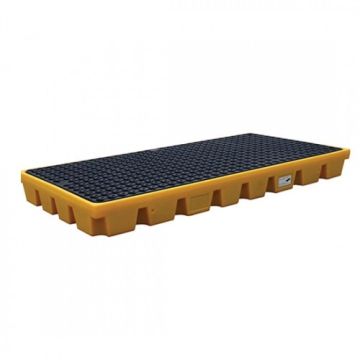 2-Drum kunststof werkvloer - inhoud 112 ltr - 160x80x15cm - model FL