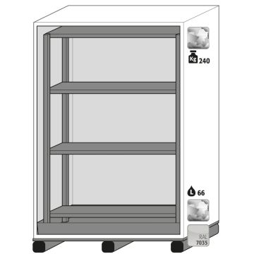 XL-Line Brandwerende vatenkast Asecos - 90min -155x102x222cm