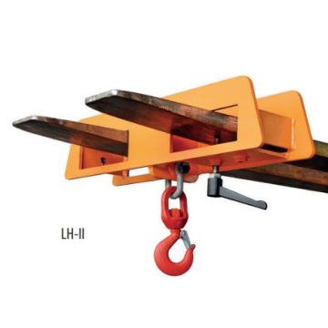 Lasthaak voor heftruck, hefvermogen 2500 kg.