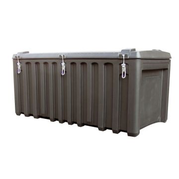 Transport-en opslagkist 750 ltr. antraciet