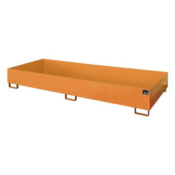 Stelling rek opvangbak (540 ltr.) gelakt - 325x130x26,5cm
