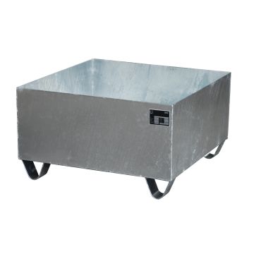 Stalen verzinkte lekbak (222ltr) - opvangbak - 80x80x46cm