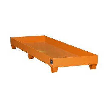 Stalen gelakte lekbak (279ltr) - opvangbak - 240x80x25cm