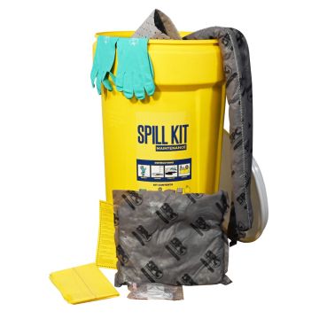 spill kit 150 ltr in waterdicht UN vat
