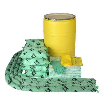 Chemicalien spill kit 150 ltr in waterdichte UN drum