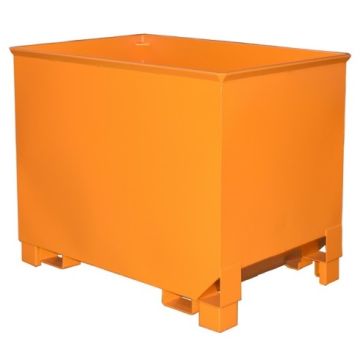 stalen afvalcontainers, vaste stoffen - 0,3 m3 en 0,8 m3