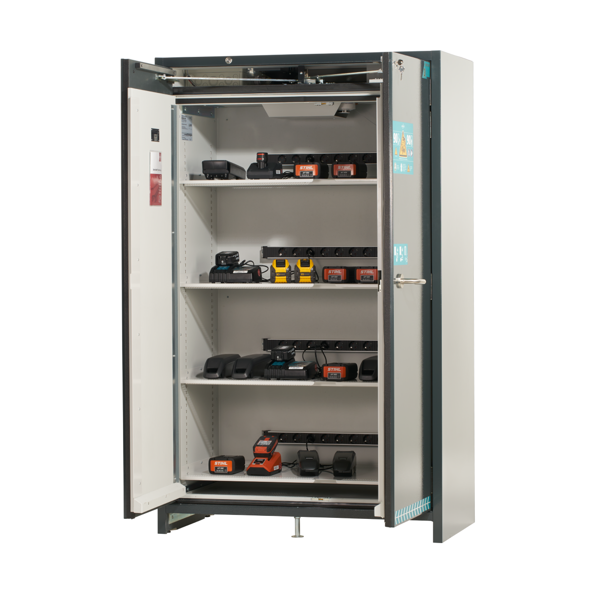 ASECOS Lithium-ION Veiligheidskast 90 min. - ULTRA PRO - 4 niveaus