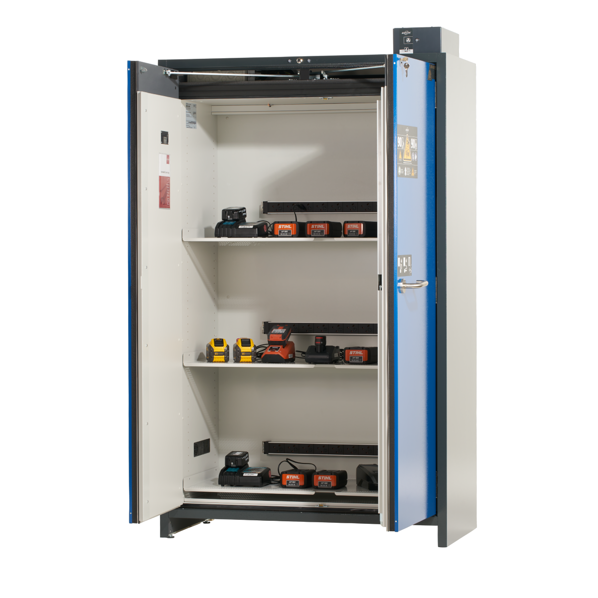 ASECOS Lithium-ION Veiligheidskast 90 min. - PRO-CHARGE - 3 niveaus