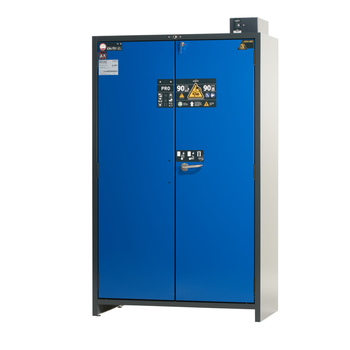 ASECOS Lithium-ION Veiligheidskast 90 min. - PRO-CHARGE - 4 niveaus